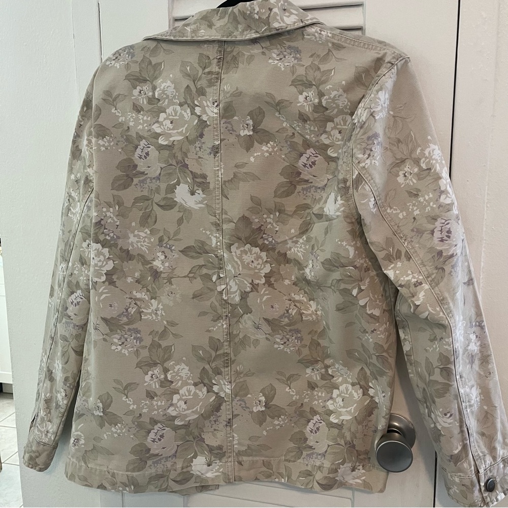 RVCA Floral Utility, Worker, Chore Jacket Shacket - Picture 5 of 14
